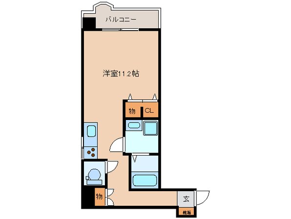 桑名駅 徒歩4分 3階の物件間取画像